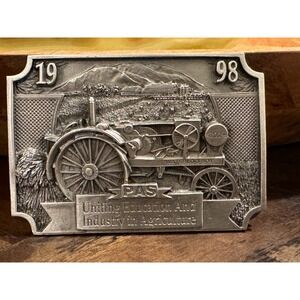 Vintage‎ 1998 PAS Belt Buckle John Deere Licensed 1 of 500 Waterloo Boy Tractor